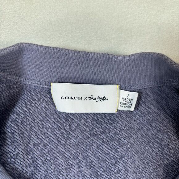 Coach Rexy By Zhu Jingyi Short Sleeve Sweatshirt Women’s Small - Picture 5 of 12